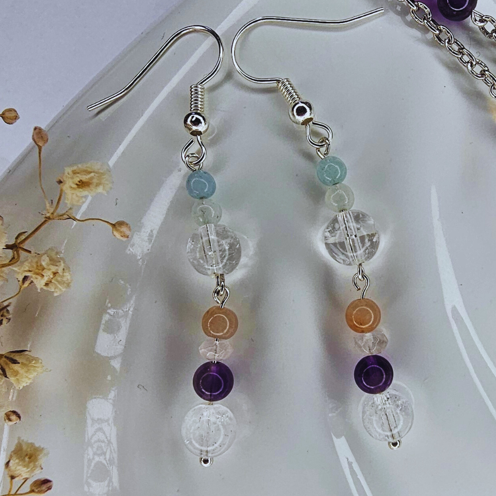 Lumiére Edelstein Perlenohrringe