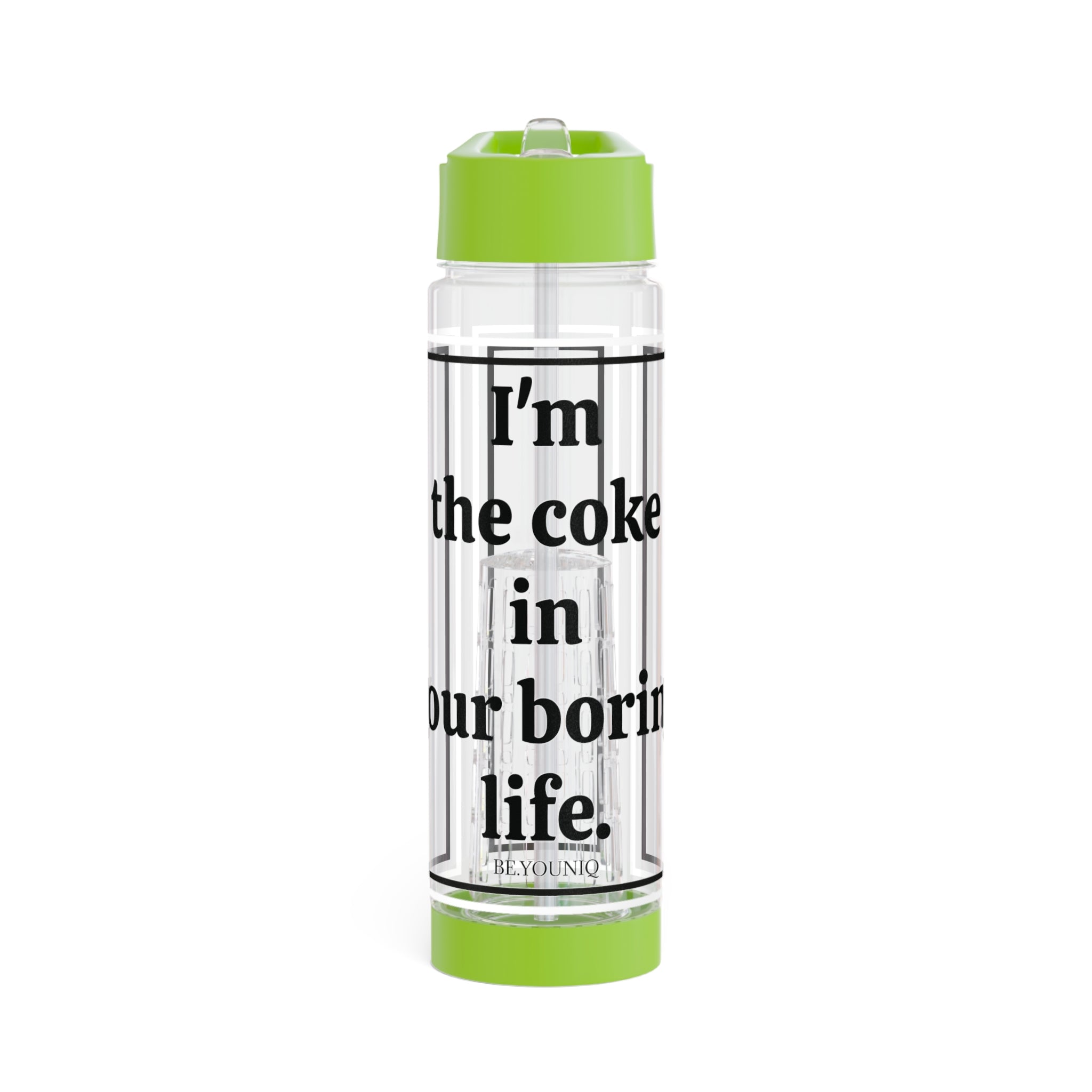 Bottiglia d'acqua con infusore AquaBoost | Sono la coca nella tua noiosa vita.
