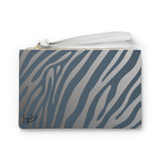 Monroe Clutch Make Up Bag - Vegan Leather in Saffiano Look | ANIMAL PRINT