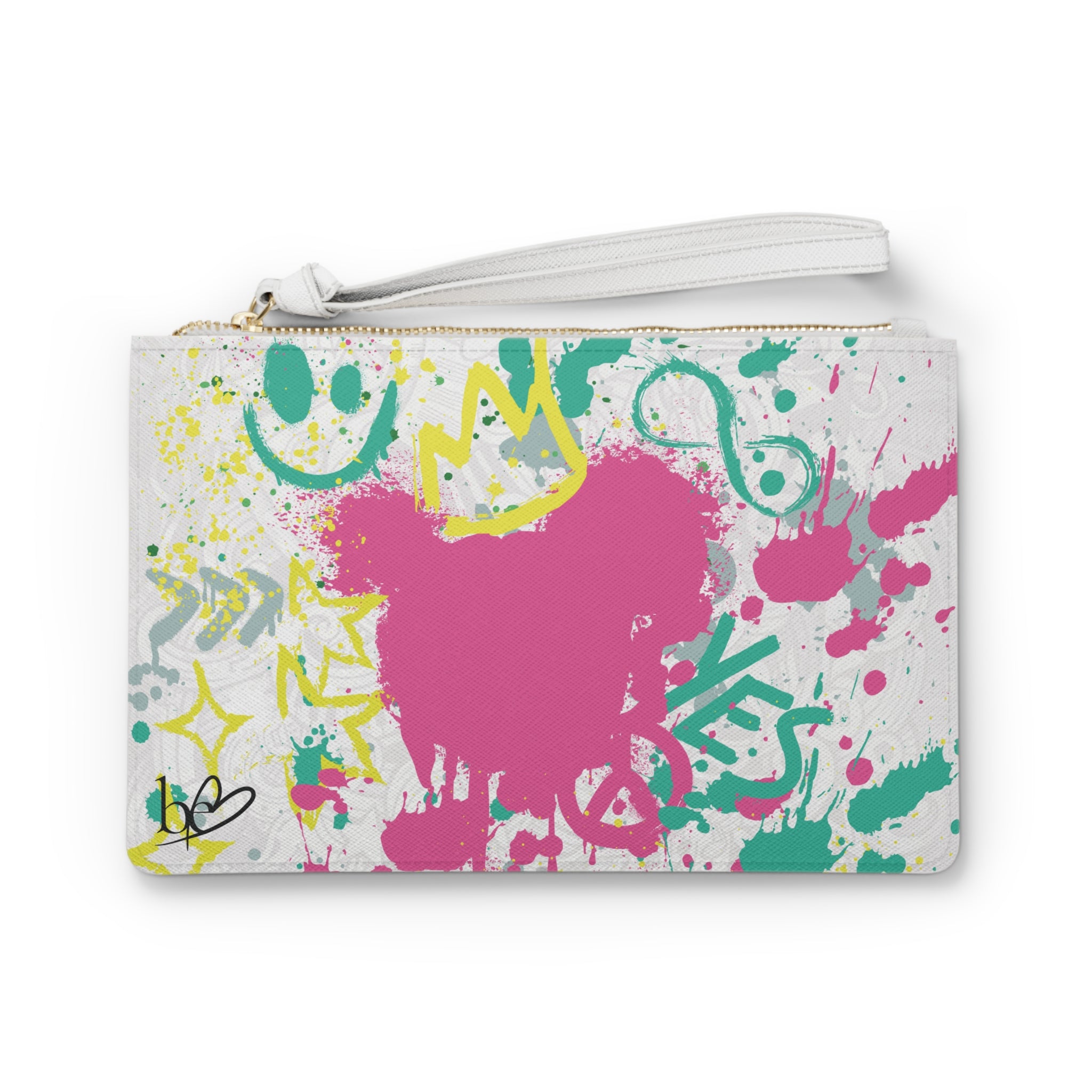 Monroe Clutch Make Up Bag -  Vegan Leder in Saffiano-Optik | GRAFFITI