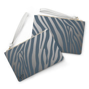 Monroe Clutch Make Up Bag - Vegan Leather in Saffiano Look | ANIMAL PRINT