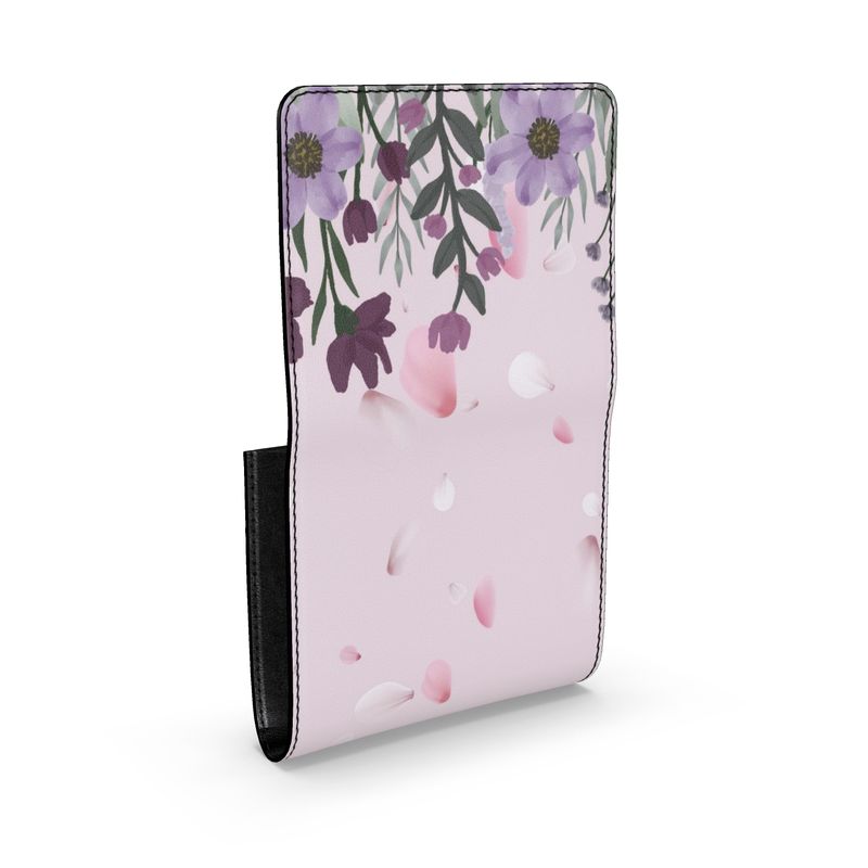 Pixie leather wallet Fleurs