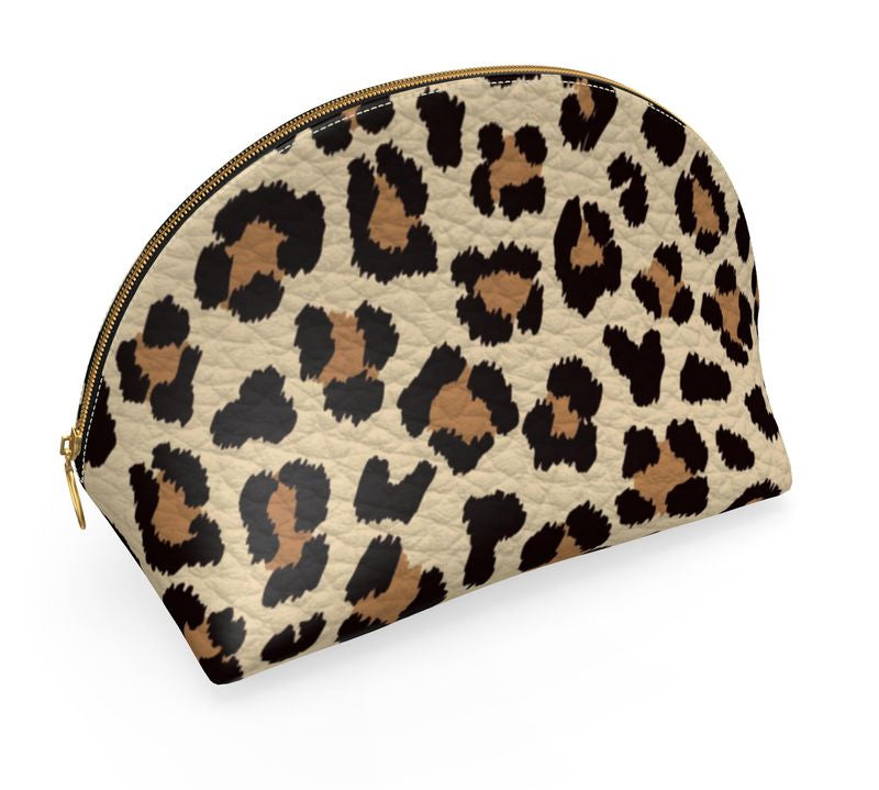 Nioc Mini &amp; Midi Pouch – Handmade from nappa leather &amp; pineapple leather | ANIMAL PRINT