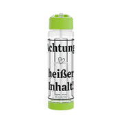 AquaBoost Infuser Wasserflasche | Achtung, heißer Inhalt!