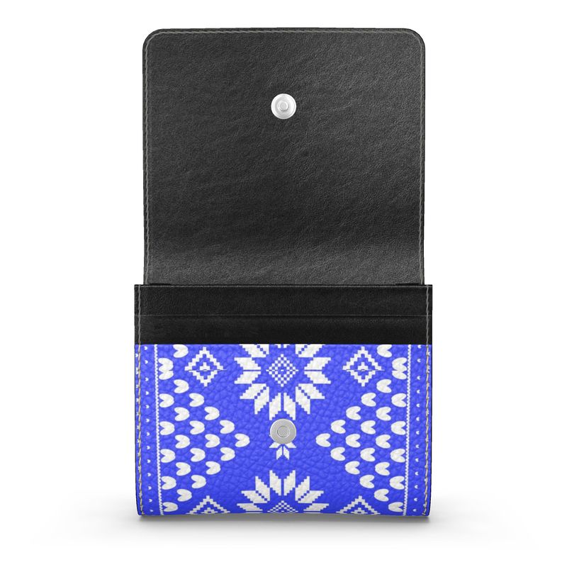 Pixie leather wallet Fleurs II