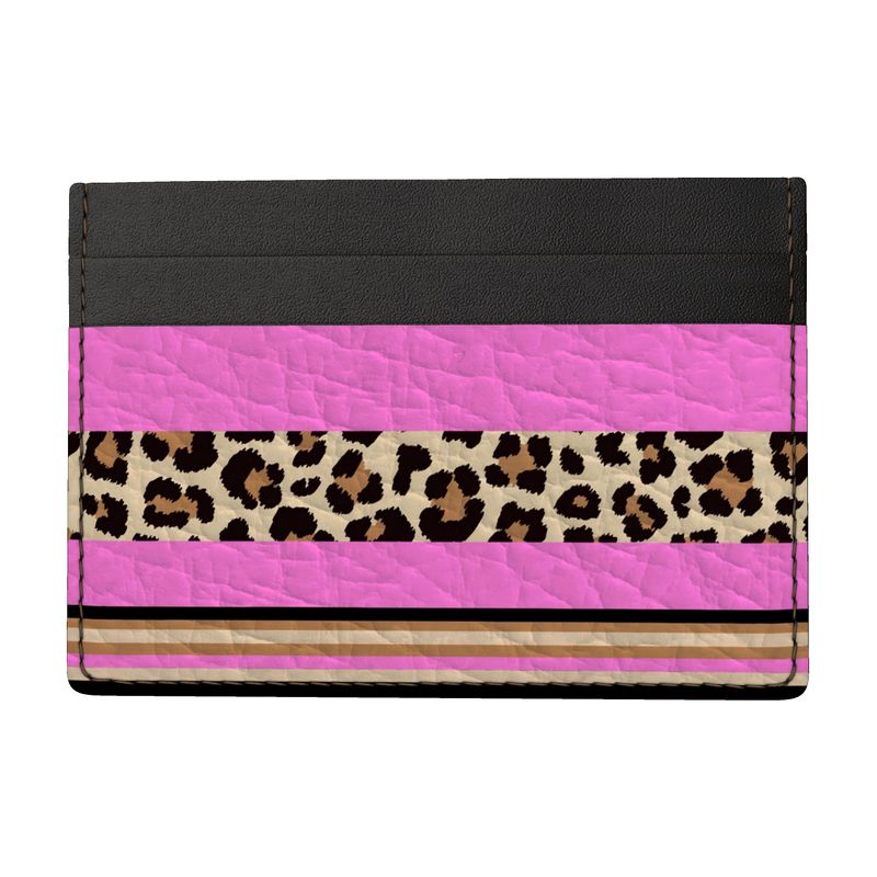 Pixie KA Leather Card Holder | ANIMAL PRINT