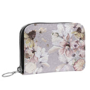 Leder Geldbörse für Damen mit elegantem Blumenmuster – stilvoll & praktisch.