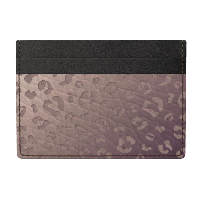 Pixie KA Leather Card Holder | ANIMAL PRINT