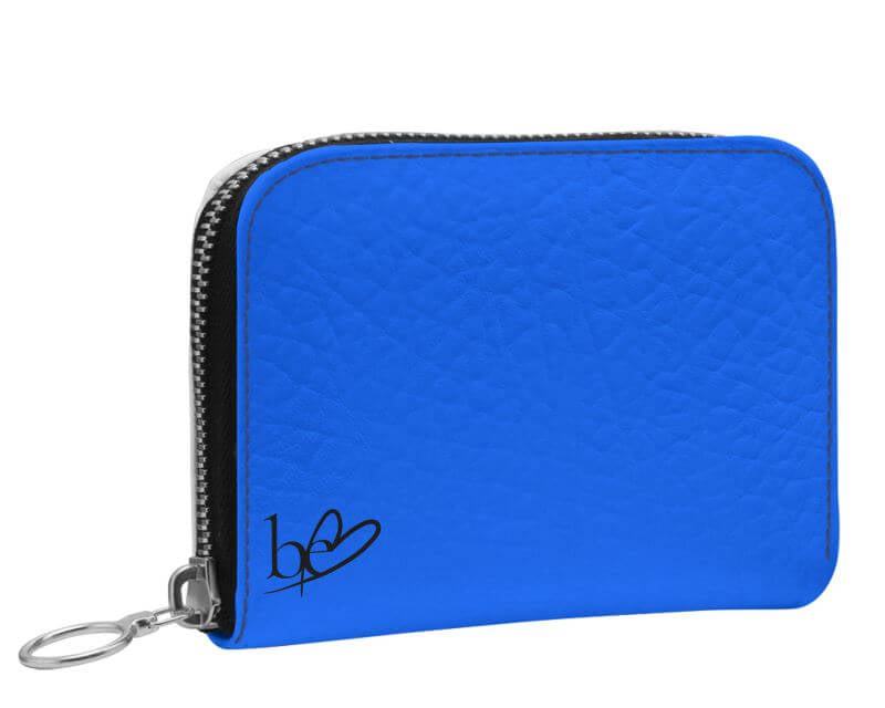 Bunte Leder Damen Geldbörse, Blaue Leder Geldbörse