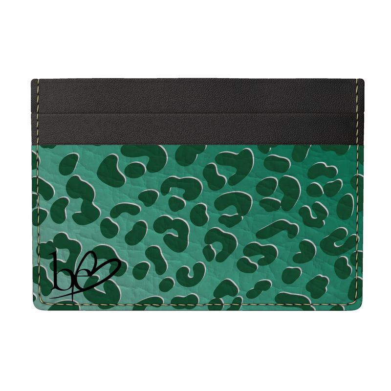 Pixie KA Leather Card Holder | ANIMAL PRINT