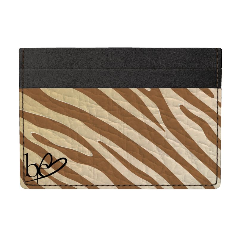 Pixie KA Leather Card Holder | ANIMAL PRINT