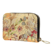Bunte Leder Damen Geldbörse mit Blumenmuster