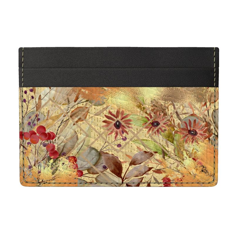 Pixie KA Leather Card Holder | AUTUMN