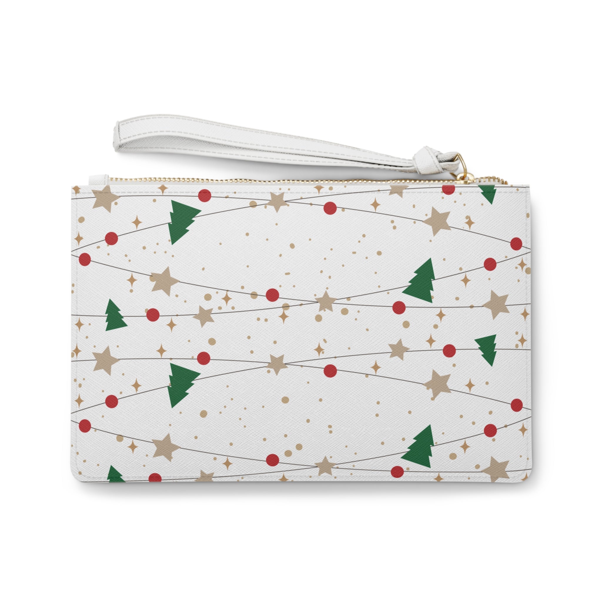 Monroe Clutch Make Up Bag - Vegan Leather in Saffiano Look | XMAS