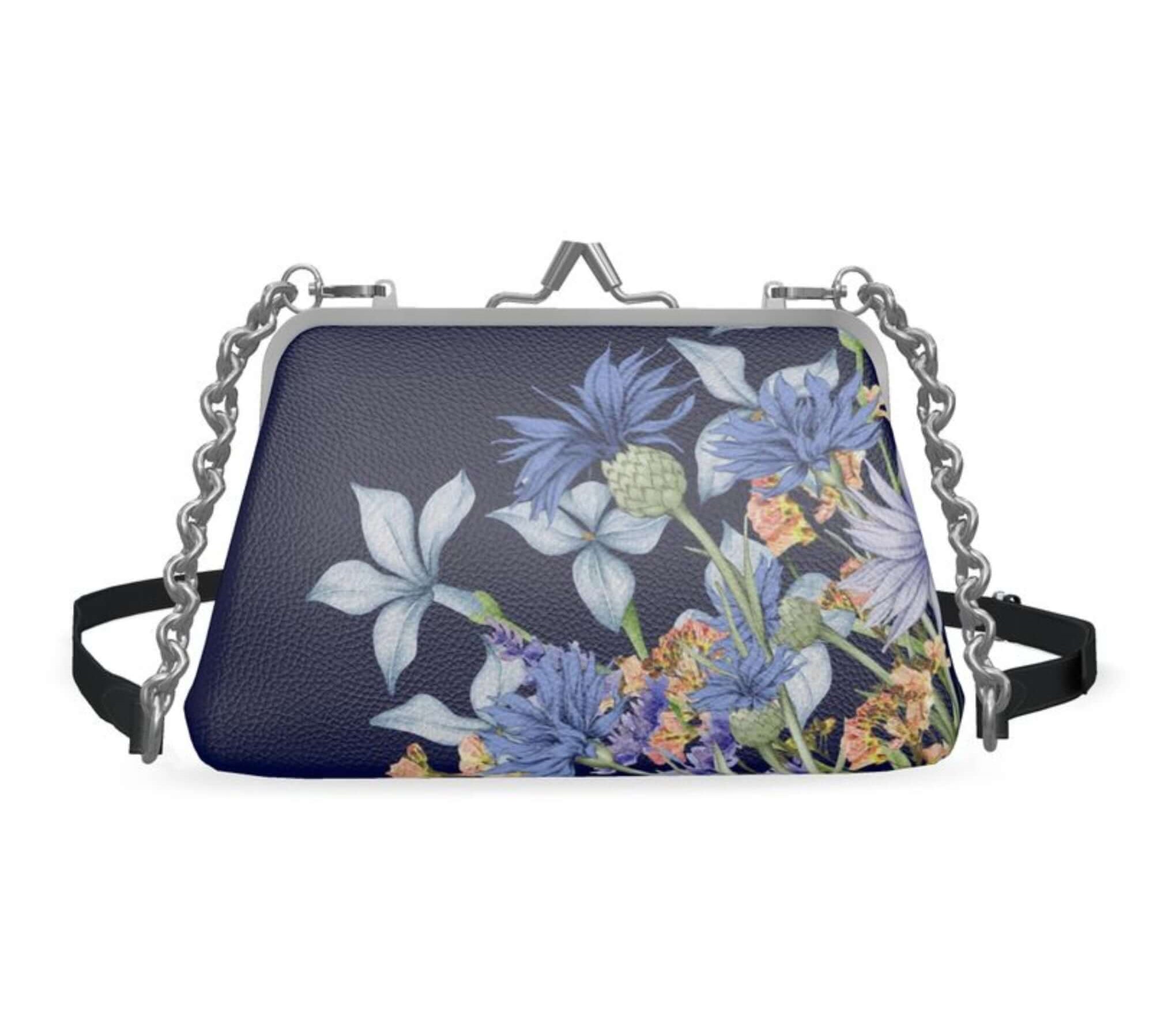 Noir Vintage Charme Handtasche – Handgefertigt aus Leder