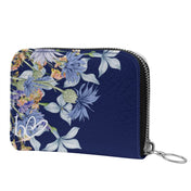 Bunte Leder Damen Geldbörse mit Blumenmuster