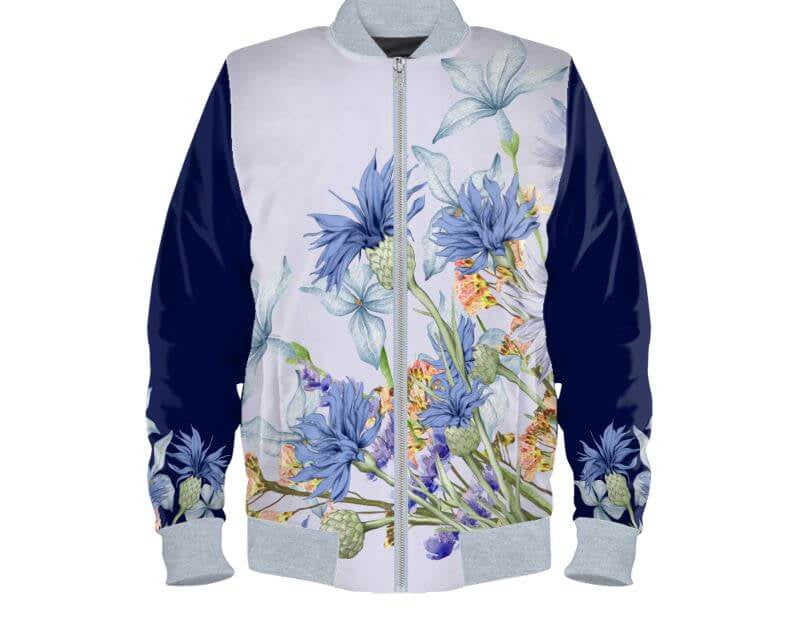 Bomberjacke, Wendejacke mit Blumenmuster – Nachhaltigkeit & modernes Design