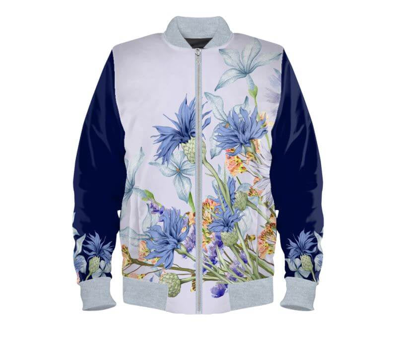 Bomberjacke, Wendejacke mit Blumenmuster – Nachhaltigkeit & modernes Design