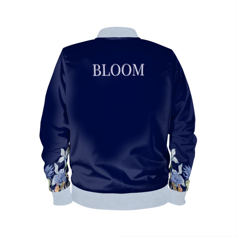 Bloom Silk Bomber Jacke Oversize