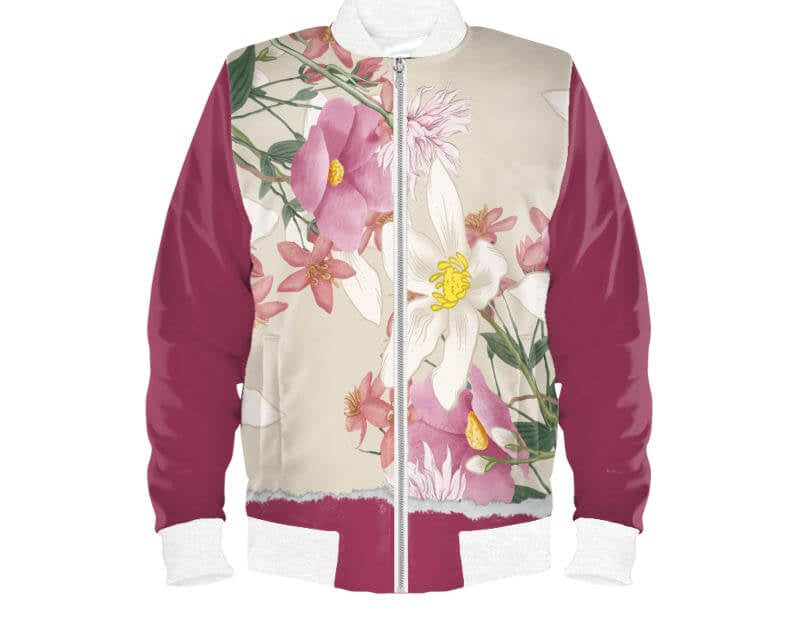 Bomberjacke, Wendejacke mit Blumenmuster – Nachhaltigkeit & modernes Design
