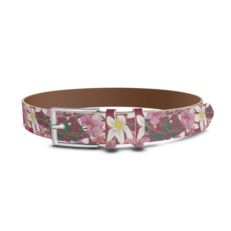 Fleur Leather Belt – Elegance meets sustainability