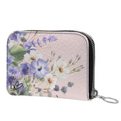 Bunte Leder Damen Geldbörse mit Blumenmuster