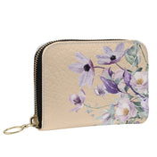 Bunte Leder Damen Geldbörse mit Blumenmuster