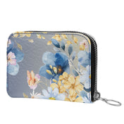 Bunte Leder Damen Geldbörse mit Blumenmuster