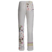 Velvet satin trousers – luxurious &amp; elegant | FLEURS