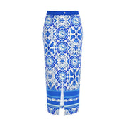 Denim Maxi Rock für Damen