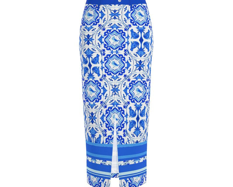 Denim Maxi Rock für Damen