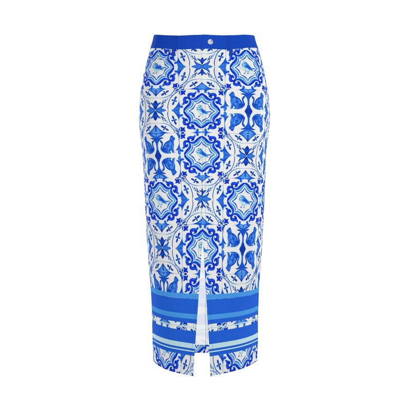 Denim Maxi Rock für Damen