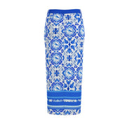 Denim Maxi Skirt Lea - with slit