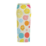 Denim Maxi Rock Lea - mit Schlitz | SUMMER in Pink