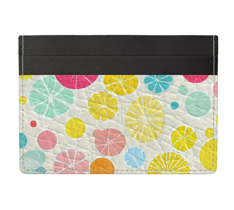 Pixie KA Leather Card Holder | SUMMER in Pink