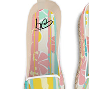 Bunte Espadrilles Damen – Amar Die Mandel Flat LIME
