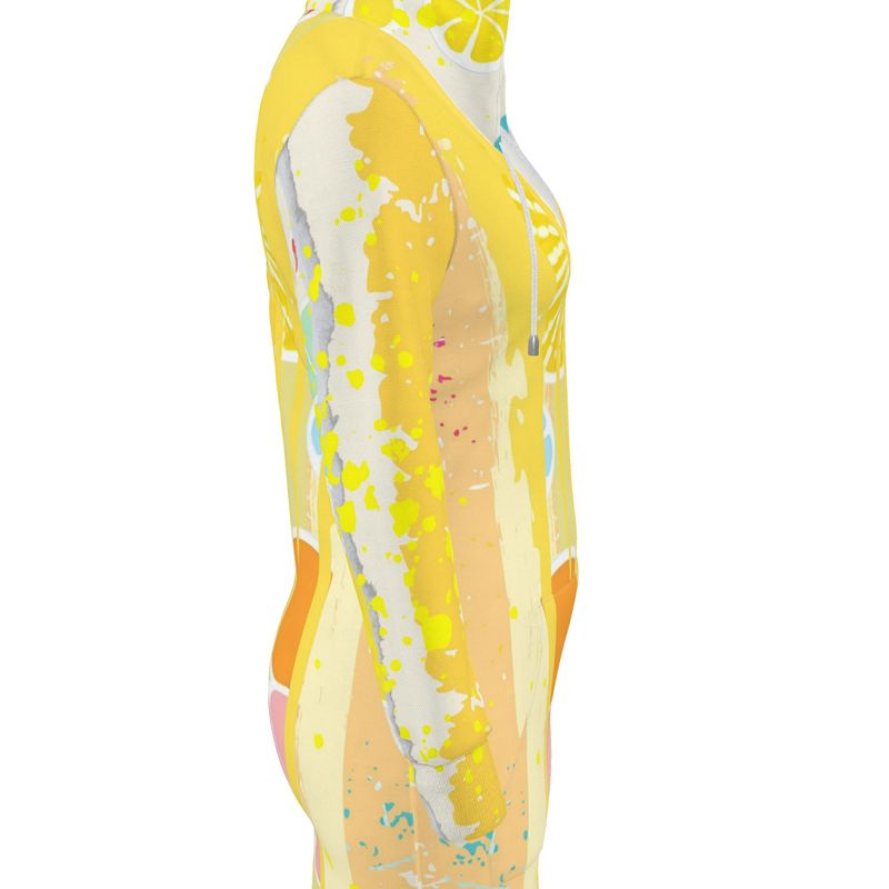 Romi hooded dress – casual, comfortable, always appropriate LIME