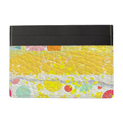 Pixie KA buntes Kartenetui aus Leder LIME