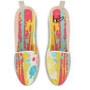 Bunte Espadrilles Damen – Amar Die Mandel Flat LIME