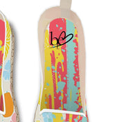 Bunte Espadrilles Damen – Amar Die Mandel Flat LIME