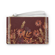 Monroe Clutch Make Up Bag - Vegan Leather in Saffiano Look | AUTUMN