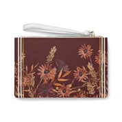 Monroe Clutch Make Up Bag - Vegan Leather in Saffiano Look | AUTUMN