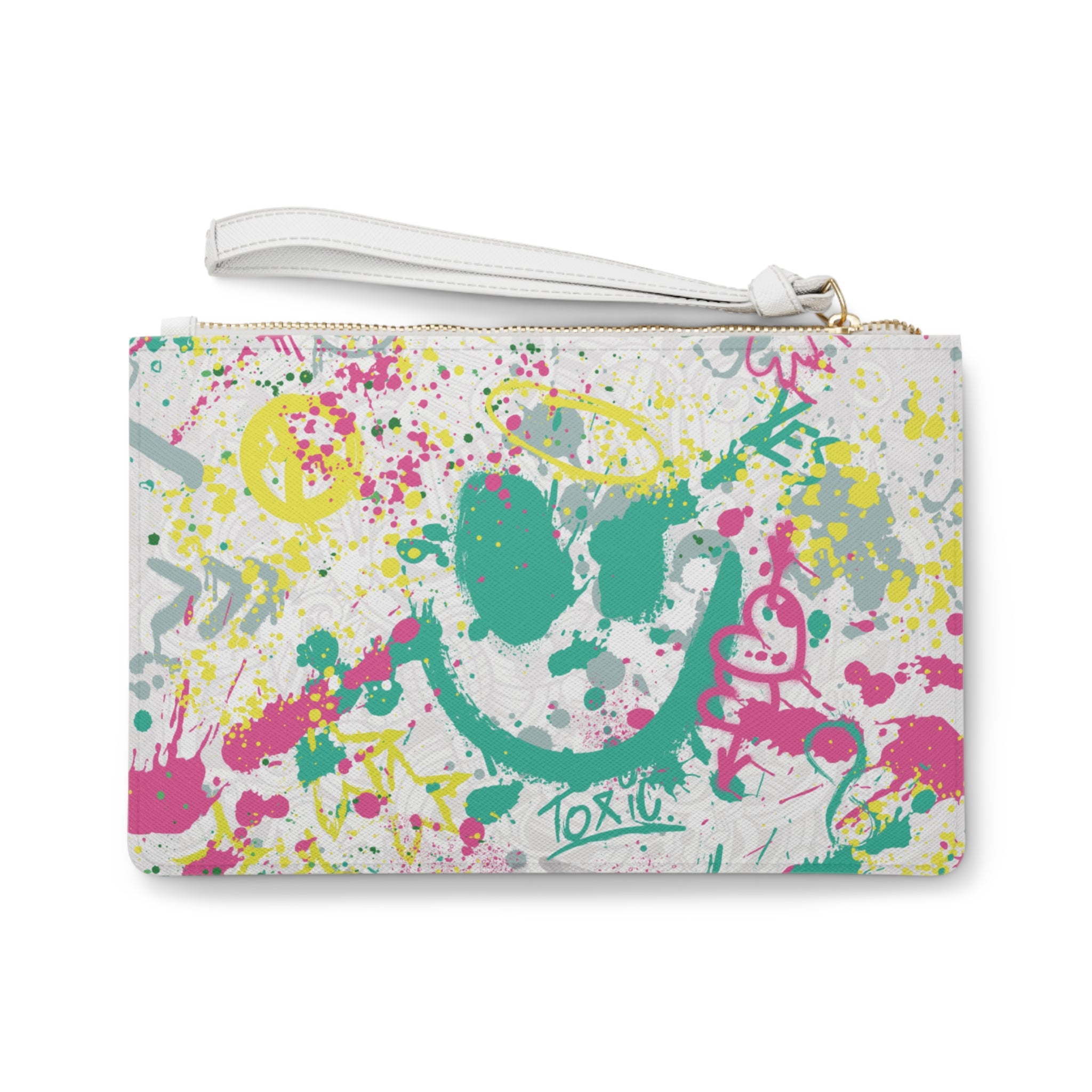 Monroe Clutch Make Up Bag -  Vegan Leder in Saffiano-Optik | GRAFFITI