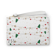 Monroe Clutch Make Up Bag - Vegan Leather in Saffiano Look | XMAS