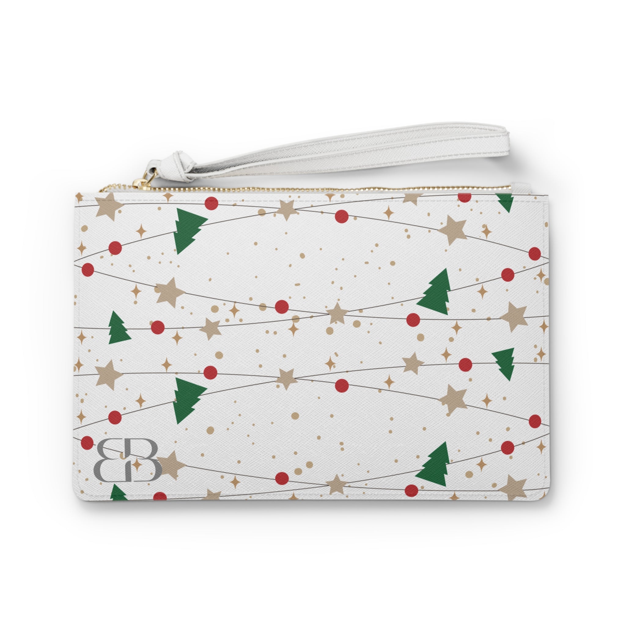 Monroe Clutch Make Up Bag -  Vegan Leder in Saffiano-Optik | XMAS