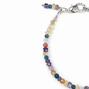 Handgefertigtes Armband Fresh Blossom: Fluorit, Citrin und Amethyst sowie weitere Edelsteine