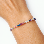Edelsteinarmband Fresh Blossom: Fluorit, Citrin und Amethyst sowie weitere Edelsteine