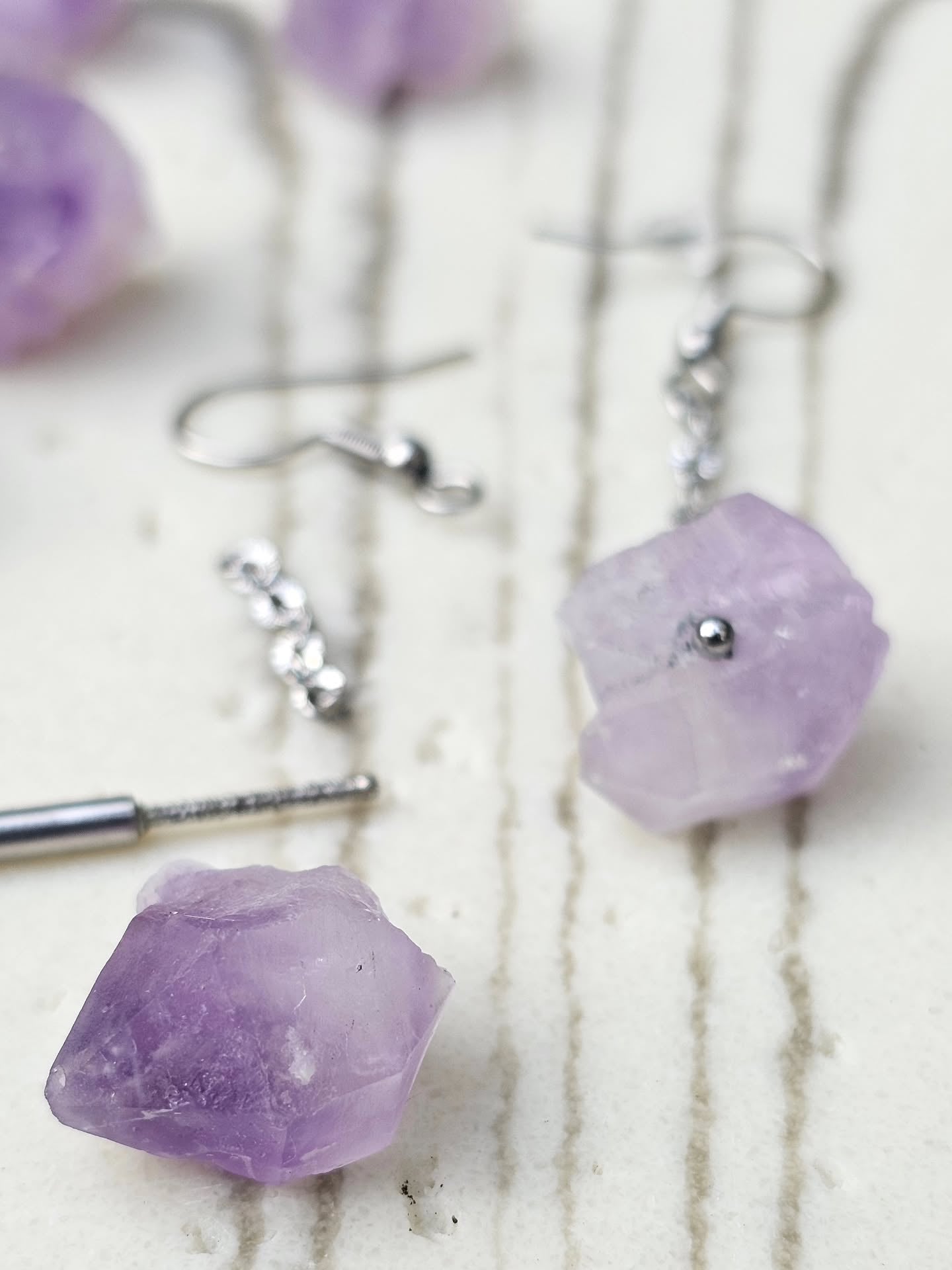 Amethyst Edelsteinschmuck handgefertigt