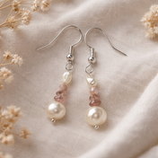 Amethyst Ohrringe Celestine Drops – Spiritualität