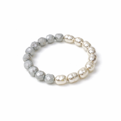 Edelsteinring - White Pearl Glow